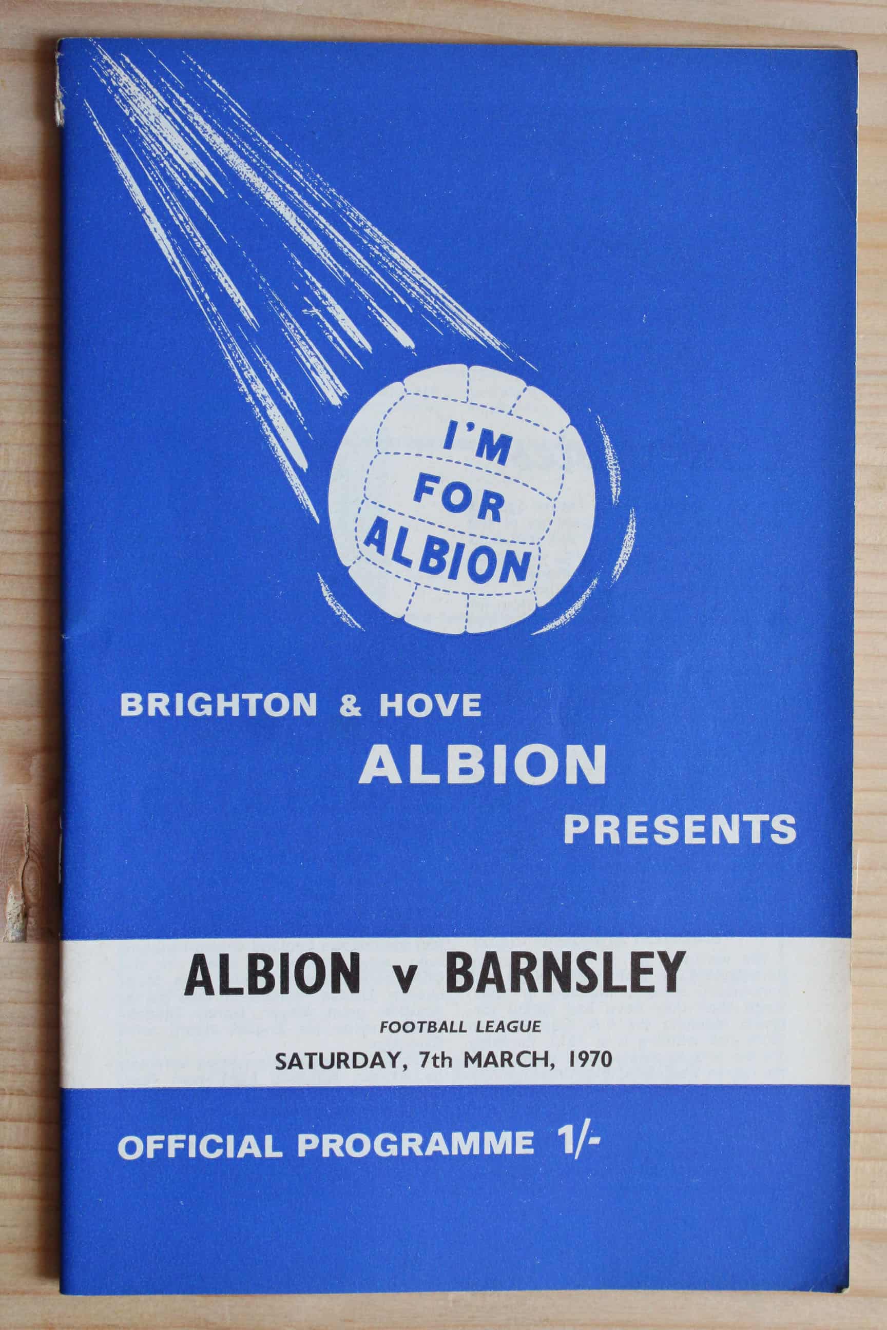 Brighton & Hove Albion FC v Barnsley FC